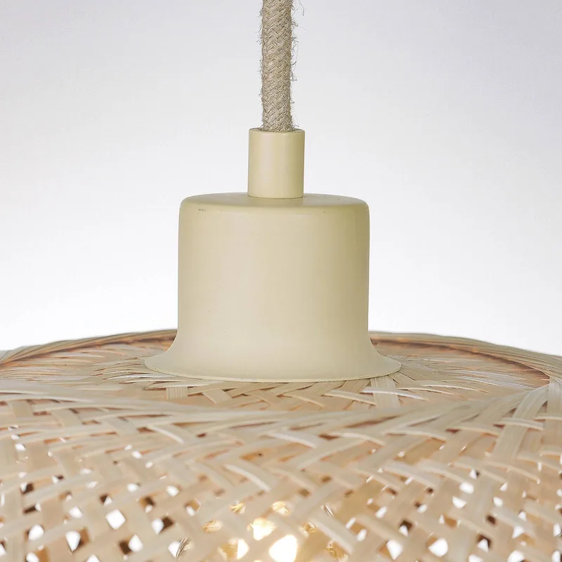 hanglamp Madura, Ø 44 cm, naturel/bruin, bamboe från Good&Mojo i Licht hout, Brun – produktbild 5 av 5