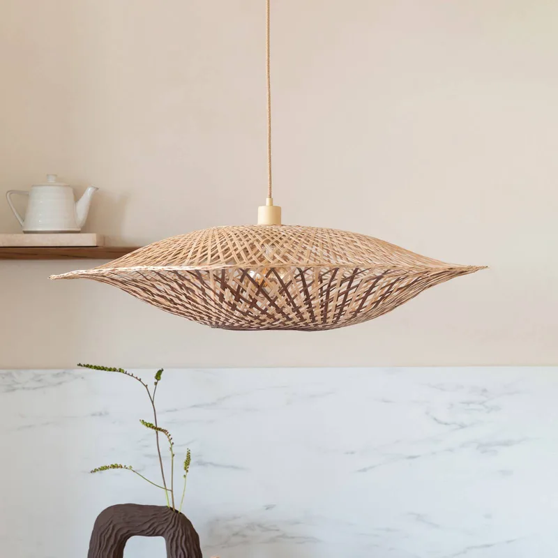 Suspension Madura - Beige - Fer de Good&Mojo en Licht hout, Marron – photo produit 2 sur 5
