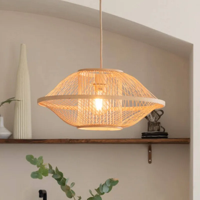 hanglamp Maui, naturel, Ø 50 cm, bamboe, E27 de Good&Mojo en Licht hout – photo produit 1 sur 5