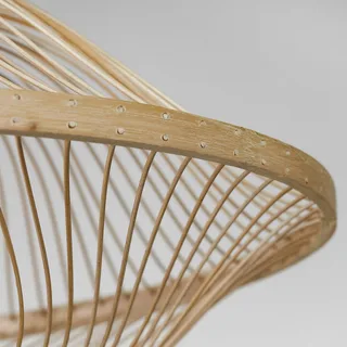 hanglamp Maui, naturel, Ø 50 cm, bamboe, E27 de Good&Mojo en Licht hout – photo produit 5 sur 5