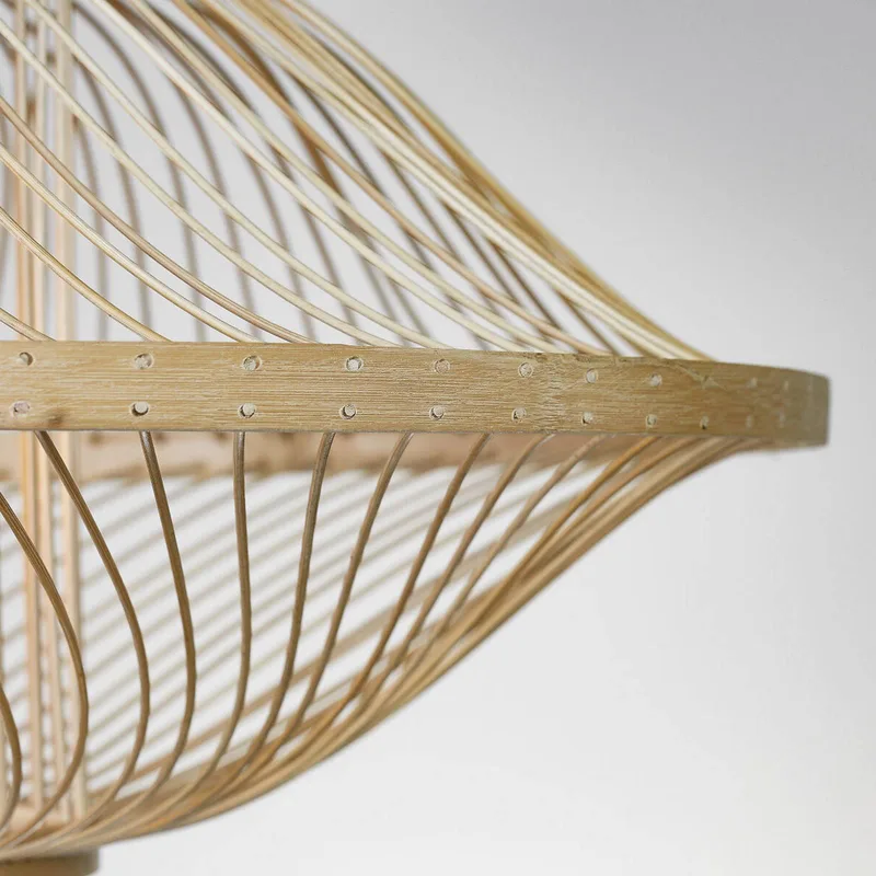 hanglamp Maui, naturel, Ø 50 cm, bamboe, E27 de Good&Mojo en Licht hout – photo produit 4 sur 5