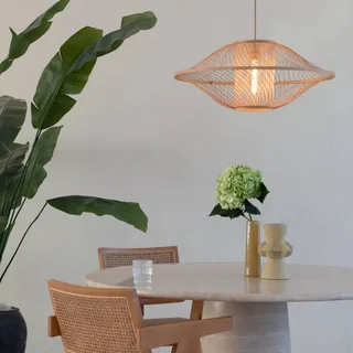 hanglamp Maui, naturel, Ø 70 cm, bamboe, E27 från Good&Mojo i Licht hout – produktbild 3 av 5