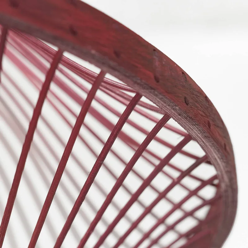 hanglamp Maui, rood, Ø 50 cm, bamboe, E27 by Good&Mojo in Bordeauxrood – product photo 5 of 5