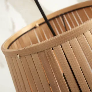 hanglamp Merapi, naturel, 42 cm hoog, E27 från Good&Mojo i Natur – produktbild 5 av 5