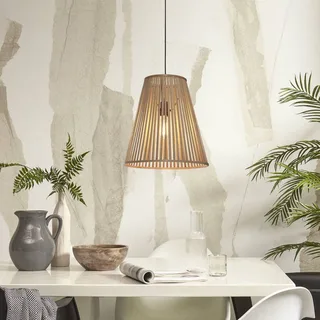 hanglamp Merapi, naturel, 42 cm hoog, E27 från Good&Mojo i Natur – produktbild 2 av 5