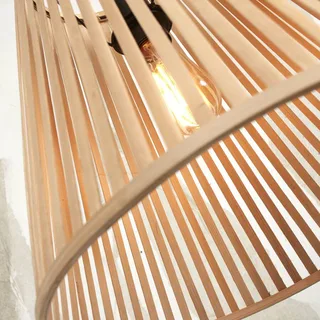 hanglamp Merapi, naturel, 42 cm hoog, E27 från Good&Mojo i Natur – produktbild 4 av 5