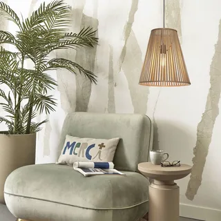 hanglamp Merapi, naturel, 42 cm hoog, E27 från Good&Mojo i Natur – produktbild 3 av 5