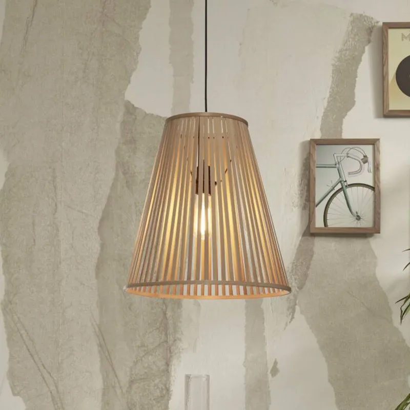 hanglamp Merapi, naturel, 42 cm hoog, E27 från Good&Mojo i Natur – produktbild 1 av 5