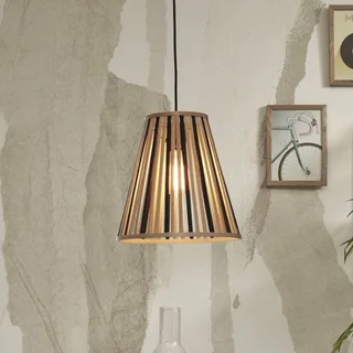 hanglamp Merapi, naturel/zwart, 30 cm, E27 från Good&Mojo i Natur, Svart – produktbild 1 av 5