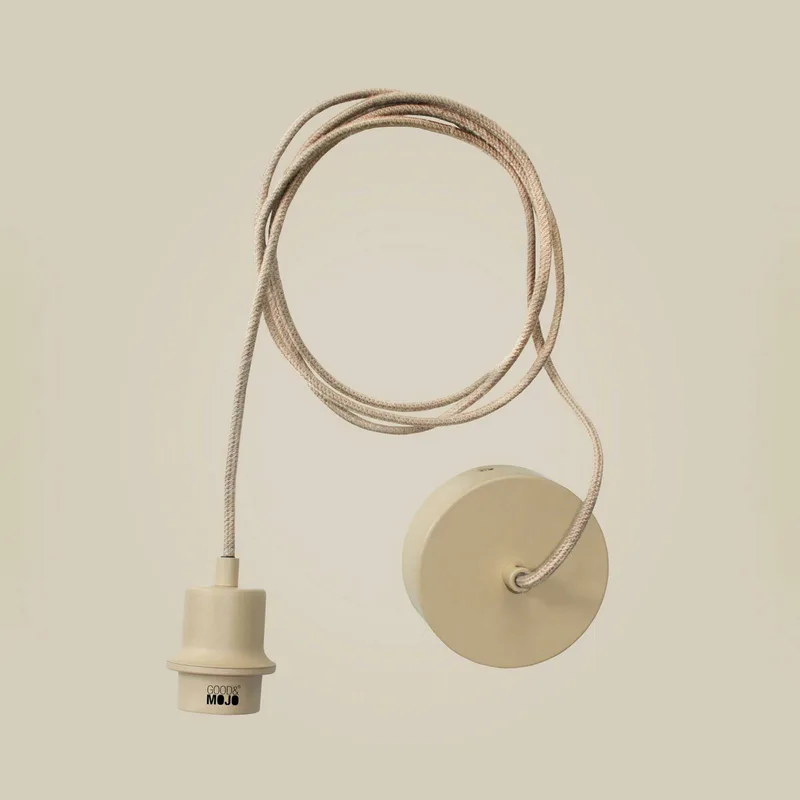 Suspension Palawan - Bois naturel - Bambou de Good&Mojo en Naturel, Nikkel – photo produit 5 sur 5