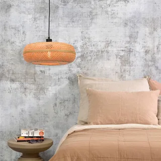 hanglamp Palawan, naturel, Ø 40 cm, bamboe, E27 från Good&Mojo i Natur – produktbild 3 av 5