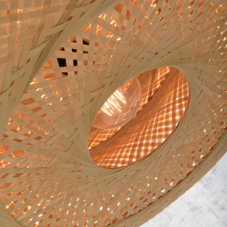 hanglamp Palawan, naturel, Ø 60 cm, bamboe, E27 de Good&Mojo en Naturel – photo produit 4 sur 5