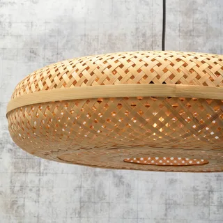 hanglamp Palawan, naturel, Ø 60 cm, bamboe, E27 de Good&Mojo en Naturel – photo produit 5 sur 5