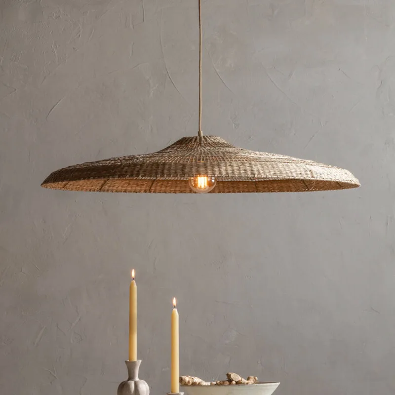 Suspension Santorini - Beige - Herbe marine de Good&Mojo en Naturel – photo produit 2 sur 4