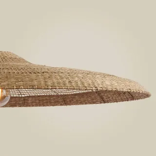 Suspension Santorini - Beige - Herbe marine de Good&Mojo en Naturel – photo produit 3 sur 4