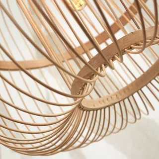 Hokkaido hanglamp, hoogte 25 cm, naturel från Good&Mojo i Natur – produktbild 4 av 5