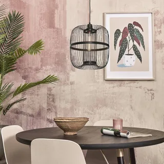 Hokkaido hanglamp, hoogte 38 cm de Good&Mojo en Noir – photo produit 1 sur 5
