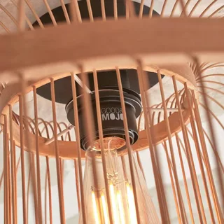 Hokkaido plafondlamp, Ø 38 cm, naturel de Good&Mojo en Naturel – photo produit 4 sur 5
