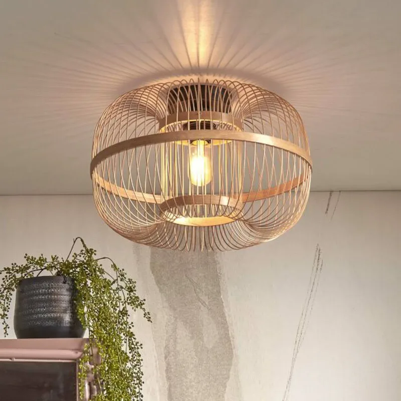 Hokkaido plafondlamp, Ø 38 cm, naturel de Good&Mojo en Naturel – photo produit 1 sur 5