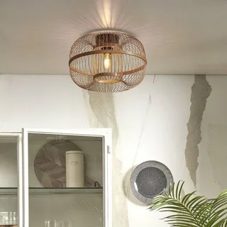 Hokkaido plafondlamp, Ø 38 cm, naturel de Good&Mojo en Naturel – photo produit 2 sur 5