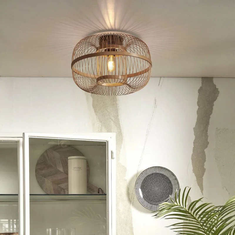 Hokkaido plafondlamp, Ø 38 cm, naturel de Good&Mojo en Naturel – photo produit 2 sur 5