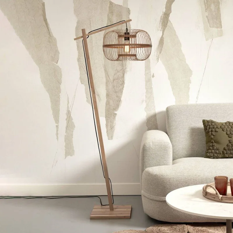Hokkaido vloerlamp, 150 cm, naturel de Good&Mojo en Naturel – photo produit 1 sur 5