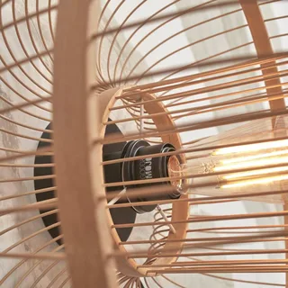 Hokkaido wandlamp van bamboe, naturel de Good&Mojo en Naturel – photo produit 5 sur 5