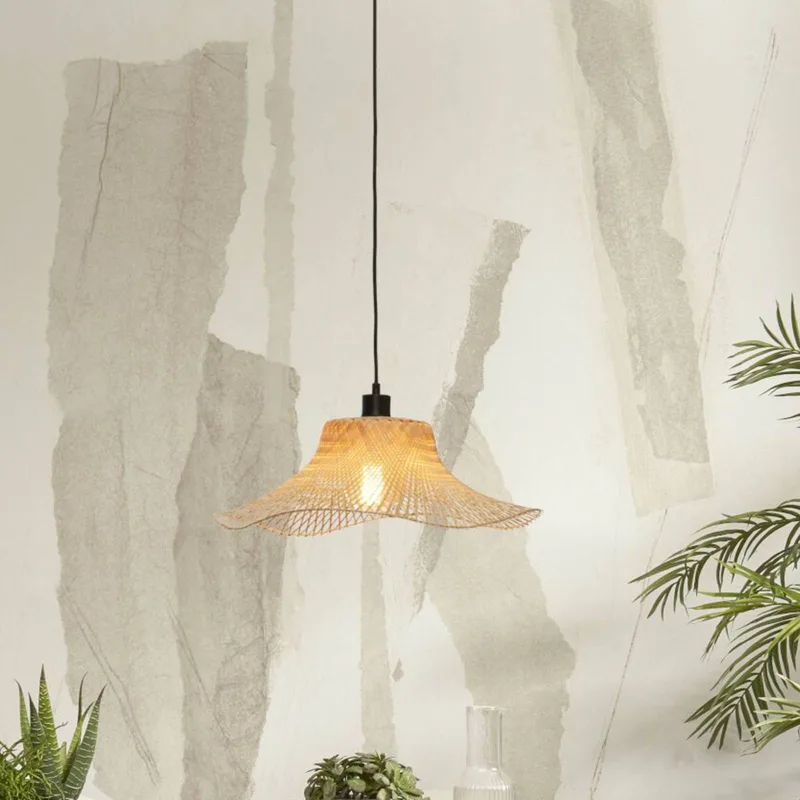 Ibiza hanglamp Ø 50 cm naturel de Good&Mojo en Naturel – photo produit 1 sur 5
