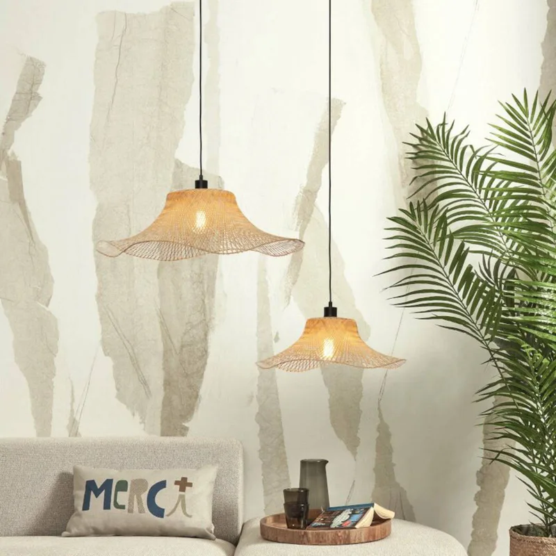 Ibiza hanglamp Ø 50 cm naturel de Good&Mojo en Naturel – photo produit 3 sur 5