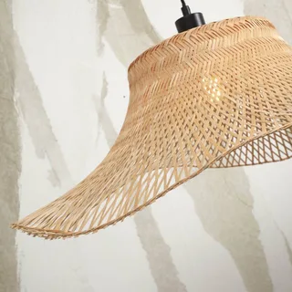 Ibiza hanglamp Ø 50 cm naturel de Good&Mojo en Naturel – photo produit 5 sur 5