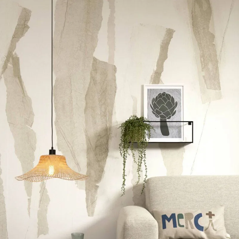 Ibiza hanglamp Ø 50 cm naturel de Good&Mojo en Naturel – photo produit 2 sur 5
