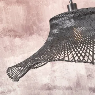 Ibiza hanglamp Ø 50 cm de Good&Mojo en Noir – photo produit 5 sur 5