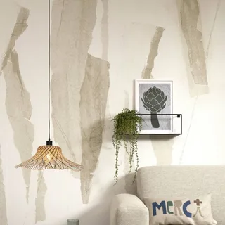 Ibiza hanglamp Ø 50 cm fra Good&Mojo i Sort, Natur – produktbillede 2 af 5