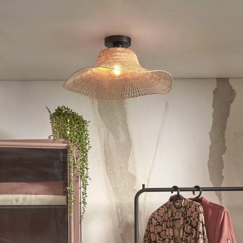Ibiza plafondlamp Ø 50 cm naturel de Good&Mojo en Naturel – photo produit 1 sur 5