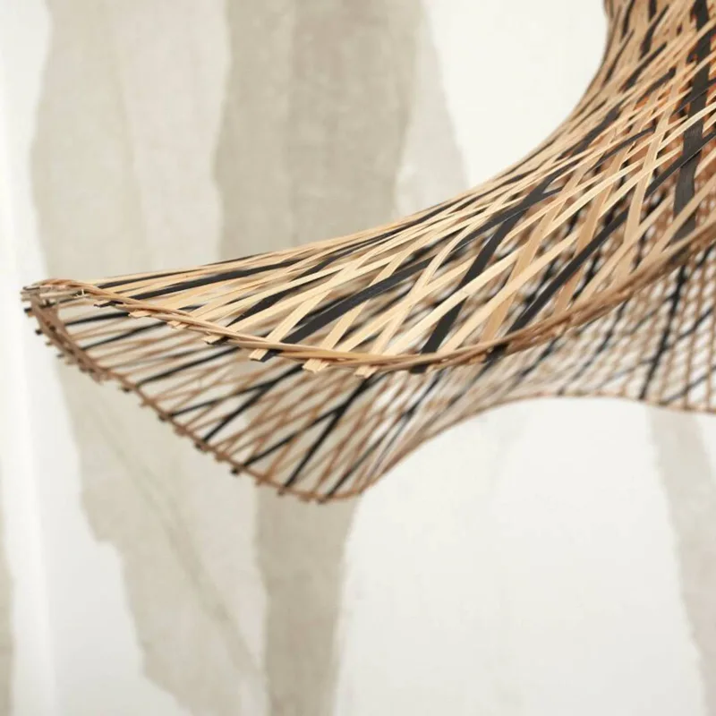 Ibiza plafondlamp Ø 65 cm naturel/zwart från Good&Mojo i Natur, Svart – produktbild 3 av 4