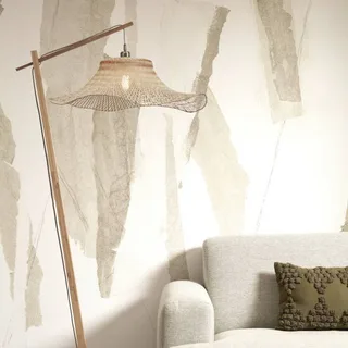 Ibiza vloerlamp Ø 65 cm naturel/naturel by Good&Mojo in Natural – product photo 1 of 5