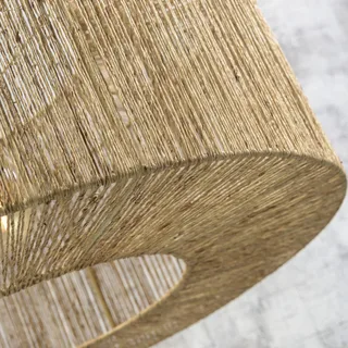 Iguazu-deken, cilindrisch, naturel, Ø 60 cm de Good&Mojo en Naturel – photo produit 3 sur 5