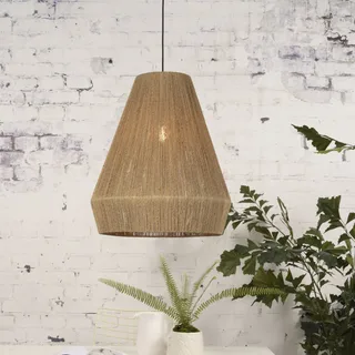 Iguazu hanglamp, kegelvormig, naturel, Ø 50 cm von Good&Mojo in Natur – Produktfoto 1 von 5