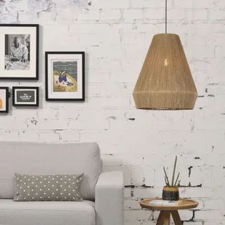 Iguazu hanglamp, kegelvormig, naturel, Ø 50 cm von Good&Mojo in Natur – Produktfoto 2 von 5