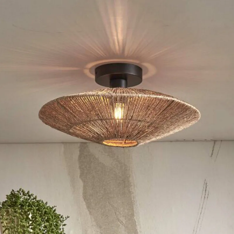 Iguazu plafondlamp Ø 40 cm naturel de Good&Mojo en Naturel – photo produit 1 sur 5