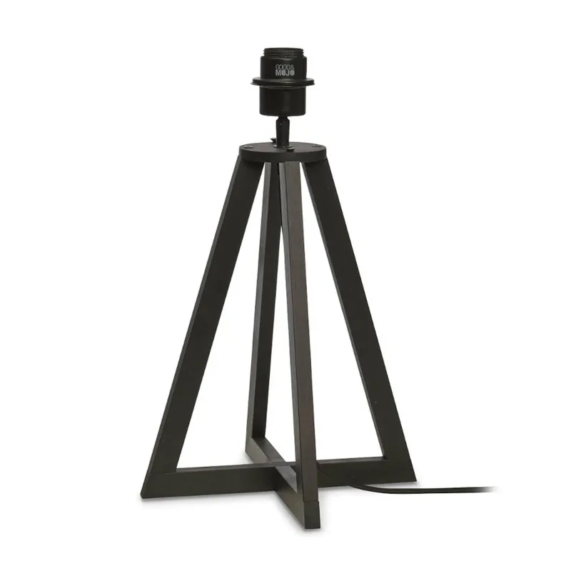 Lampe de table textile noir ø30cm de Good&Mojo en Noir – photo produit 4 sur 5