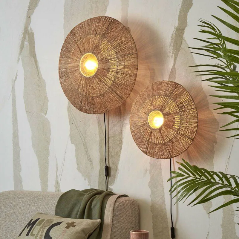 Iguazu Wandleuchte Ø55cm natur von Good&Mojo in Natur – Produktfoto 5 von 5