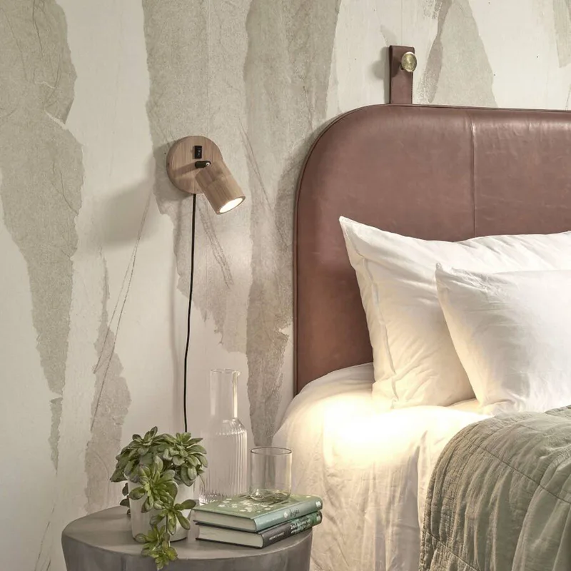 Java wandlamp, stekker, 1-lamp, naturel fra Good&Mojo i Natur – produktbillede 3 af 4