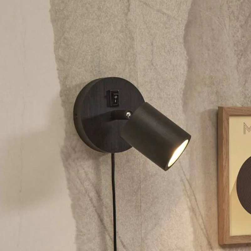 Java wandlamp, stekker, 1-lamp från Good&Mojo i Svart – produktbild 1 av 4