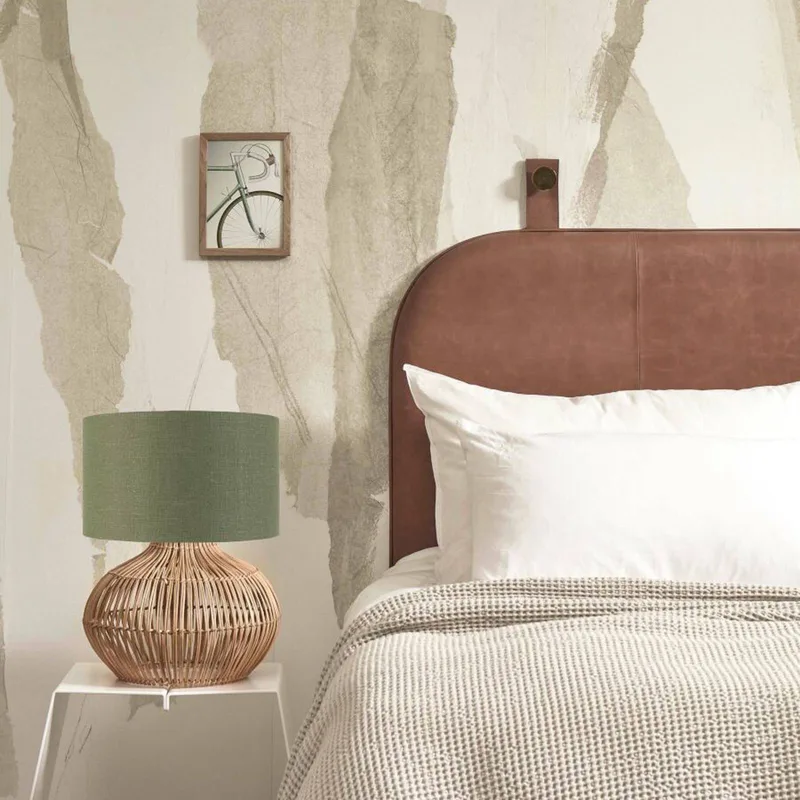 Kalahari bordlampe 32 cm, grøn fra Good&Mojo i Licht hout, Grøn – produktbillede 3 af 4