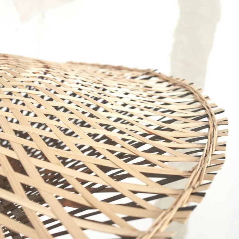 Kalimantan deken Ø 30 cm de Good&Mojo en Noir – photo produit 5 sur 5