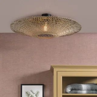 Kalimantan plafondlamp naturel, Ø 87 cm de Good&Mojo en Naturel – photo produit 1 sur 5