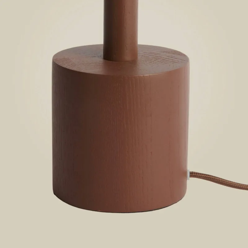 LED tafellamp Okinawa, 35 cm, hout de Good&Mojo en Marron – photo produit 5 sur 5