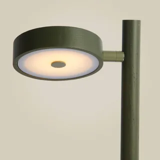 LED tafellamp Okinawa, 35 cm, hout fra Good&Mojo i Grøn – produktbillede 3 af 5