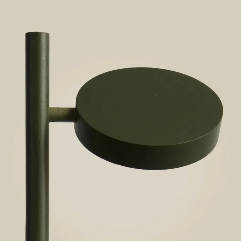 LED vloerlamp Okinawa, 1-lamp, 146 cm, hout från Good&Mojo i Grön – produktbild 3 av 5